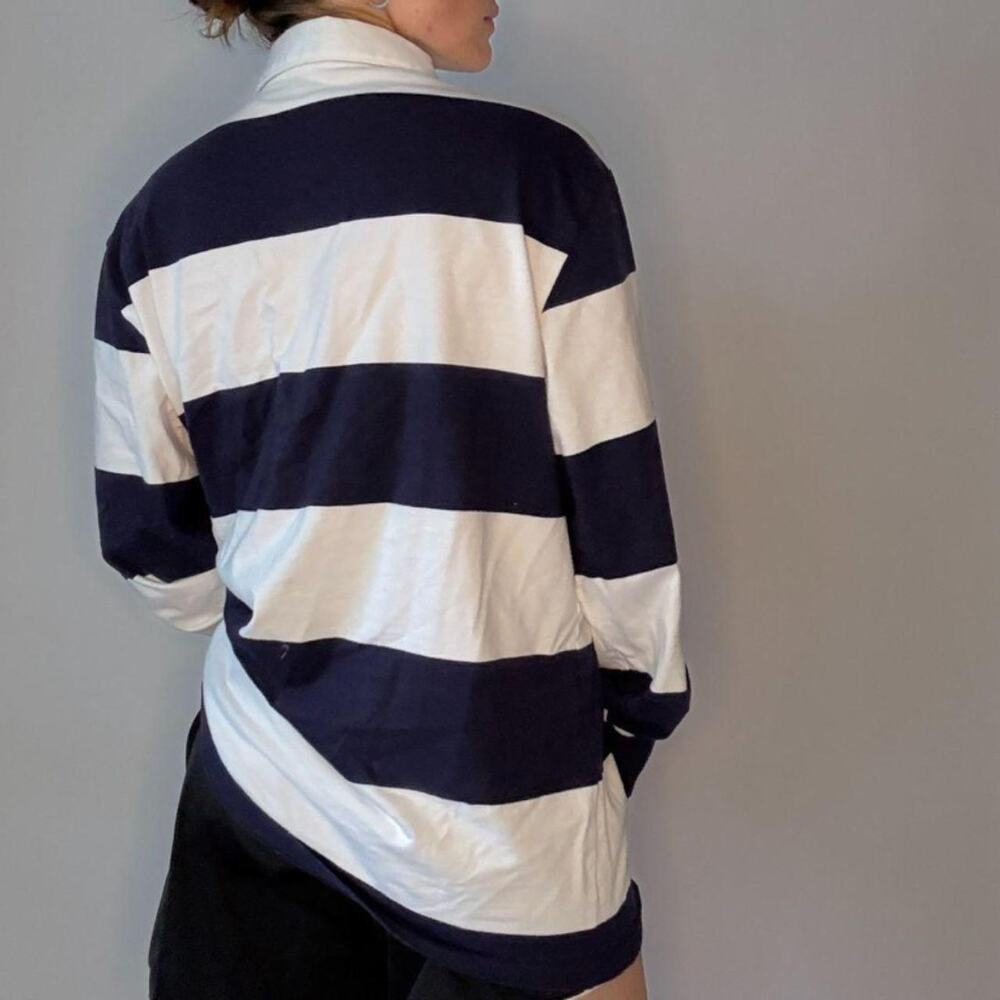 NAVY & WHITE RUGBY SHIRT FOUR PILLARS PHILLY SHIRT - Picture 6 of 6